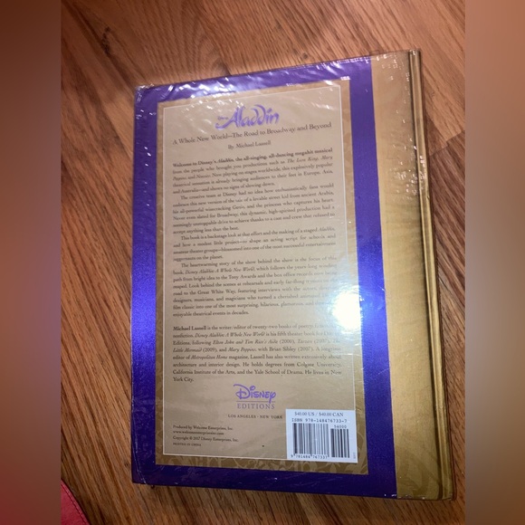 Disney Aladdin A Whole New World –The Road to Broadway & Beyond Michael Lassell - Picture 2 of 2